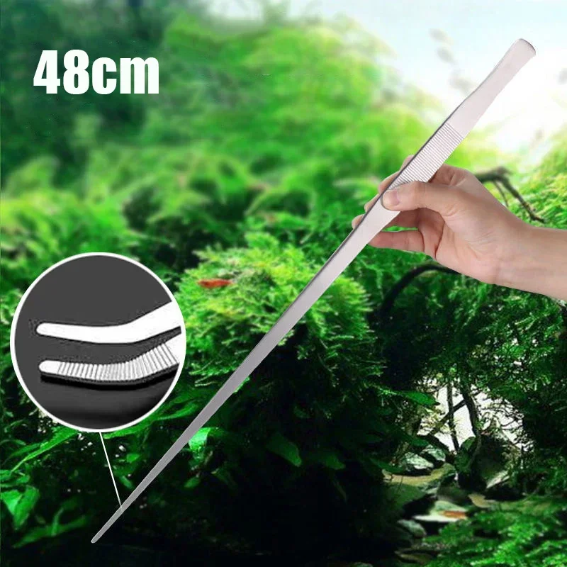 Feeding Tong Stainless - 48cm Stainless Steel Tweezers Fish Tank