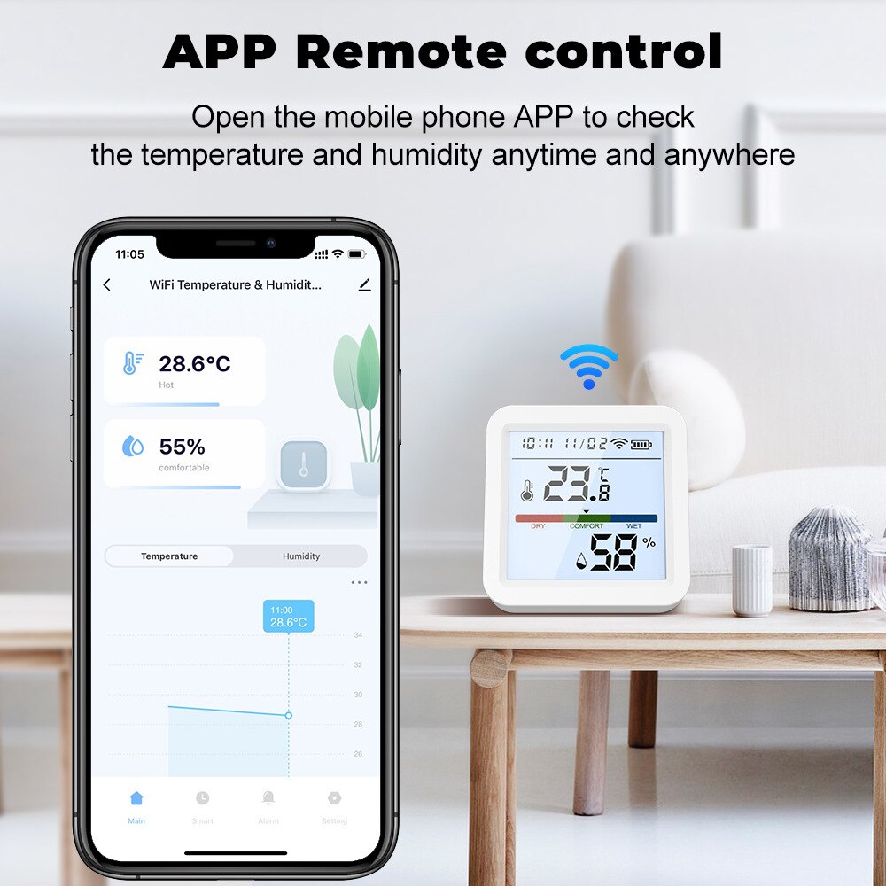 Tuya New WiFi Temperature Humi - Digital Hygrometer Probe incelemesi ve fiyatı