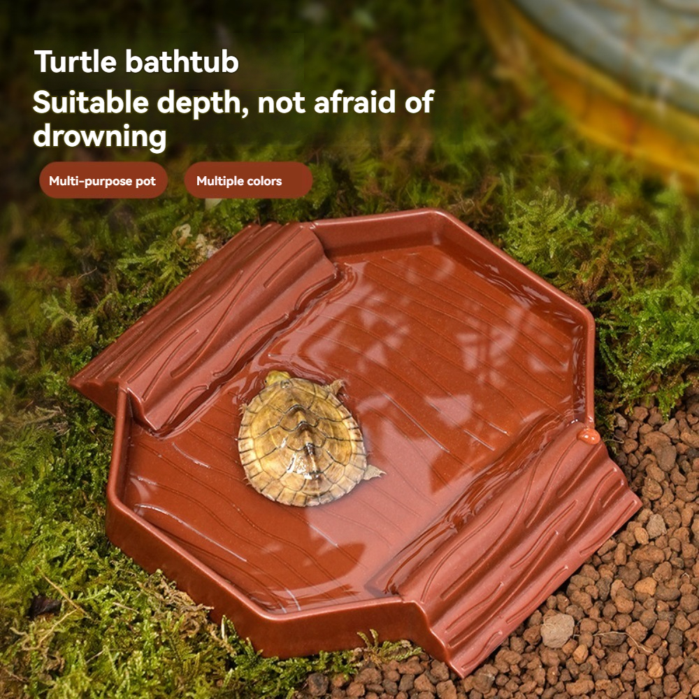 Yellow edge turtle bath basin  - Water Dish Reptile incelemesi ve fiyatı