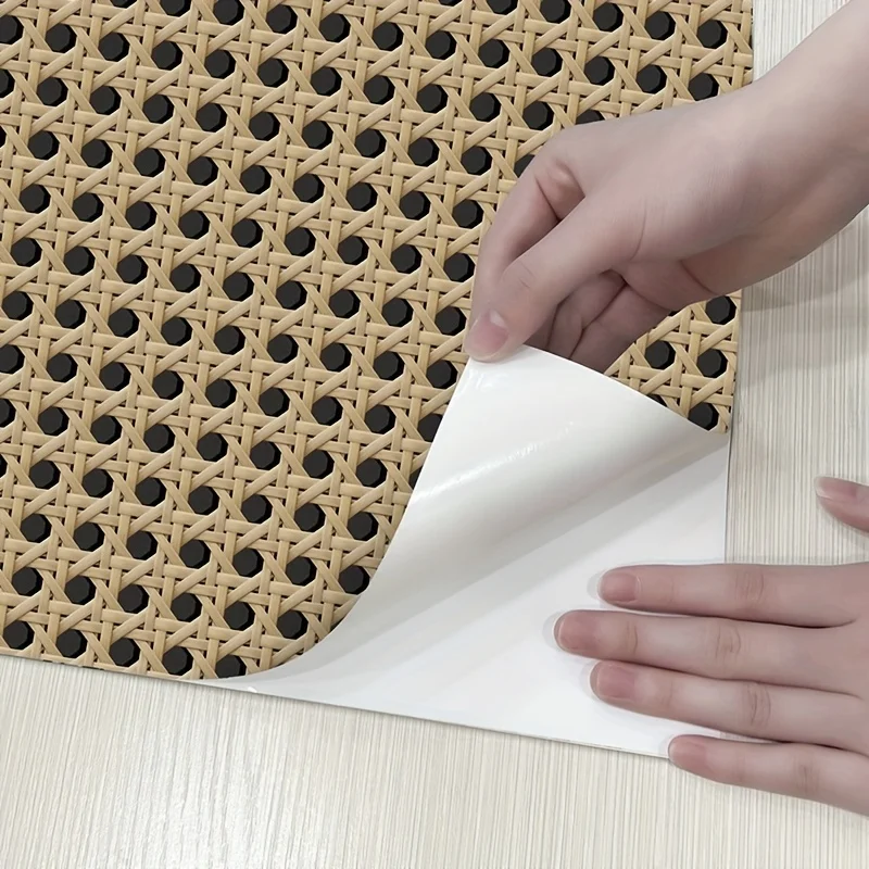 45cm Retro Rattan Pattern Self - Pvc Panel Background incelemesi ve fiyatı