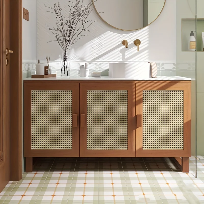 45cm Retro Rattan Pattern Self - Pvc Panel Background incelemesi ve fiyatı