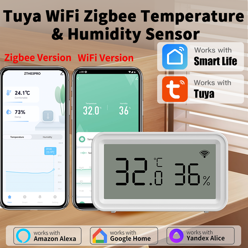 Tuya Zigbee WiFi Thermometer H - Digital Hygrometer Probe incelemesi ve fiyatı