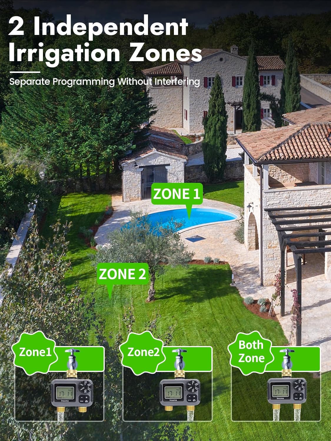 Dual Outlets Smart Irrigation  - Timer Dual Outlet incelemesi ve fiyatı
