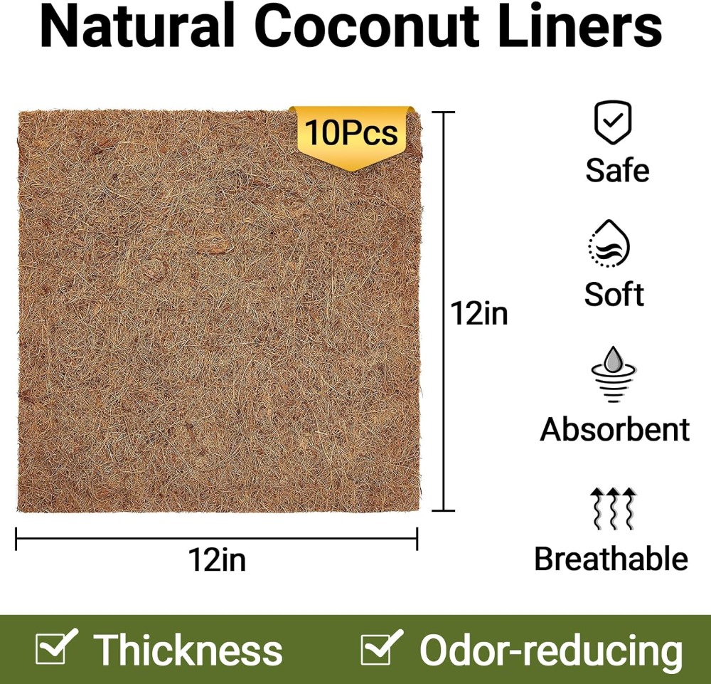 10 Pcs Natural Coconut Fiber R - Substrate Coconut Fiber incelemesi ve fiyatı