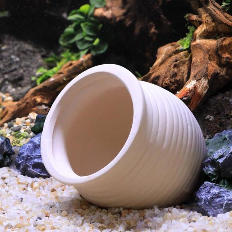 Ceramics Jar Fish Tank Decorat - Hide Cave Ceramic incelemesi ve fiyatı