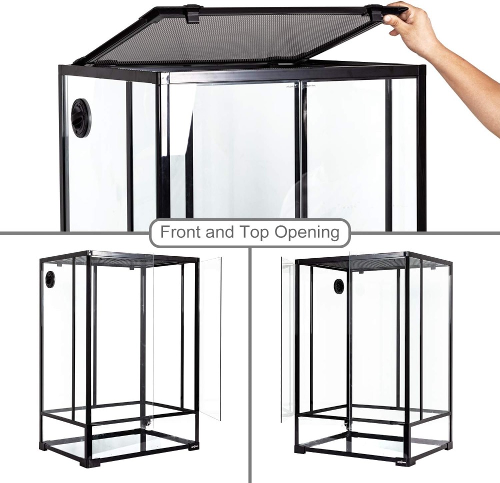 67 Gallon Tall Glass Terrarium - Glass Door Hinge incelemesi ve fiyatı