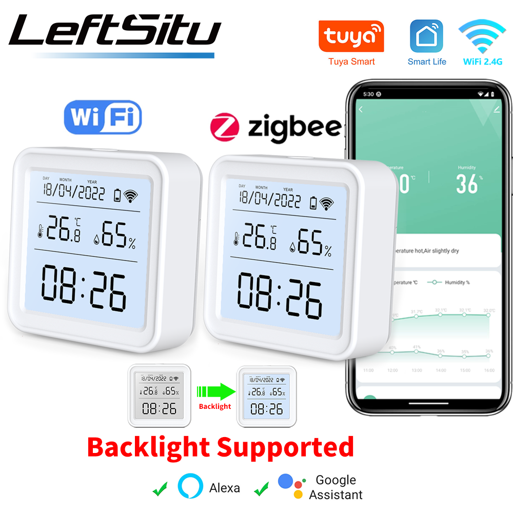 Tuya Zigbee WiFi Temperature H - Digital Hygrometer Probe incelemesi ve fiyatı