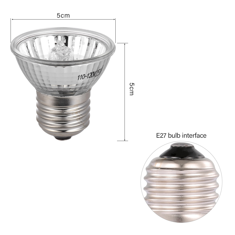 25W Halogen Heat Lamp UVA UVB  - Basking Bulb Halogen incelemesi ve fiyatı