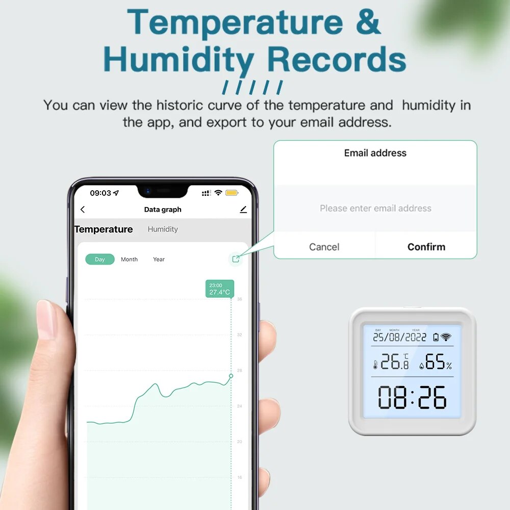 Tuya New WiFi Temperature Humi - Digital Hygrometer Probe incelemesi ve fiyatı