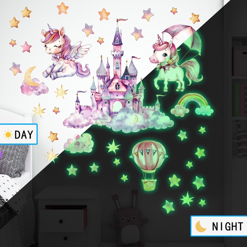 Unicorn Stars Luminous Wall St - Pvc Panel Background incelemesi ve fiyatı