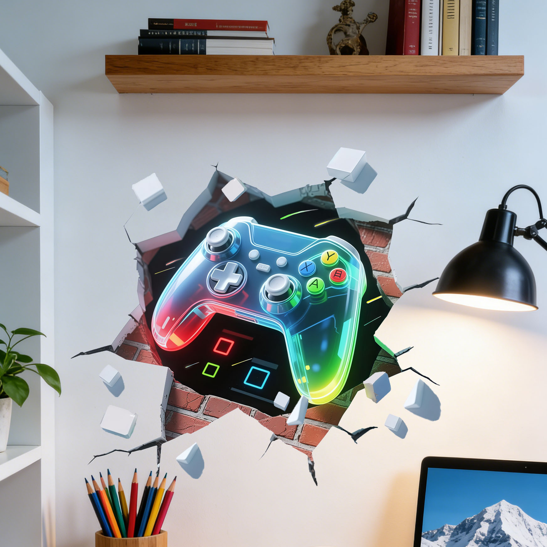 Game Controller Decal for Boys - Pvc Panel Background incelemesi ve fiyatı
