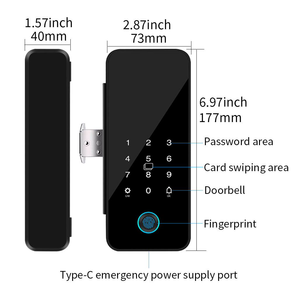 Tuya Smart Life Bluetooth Glas - Glass Door Hinge incelemesi ve fiyatı