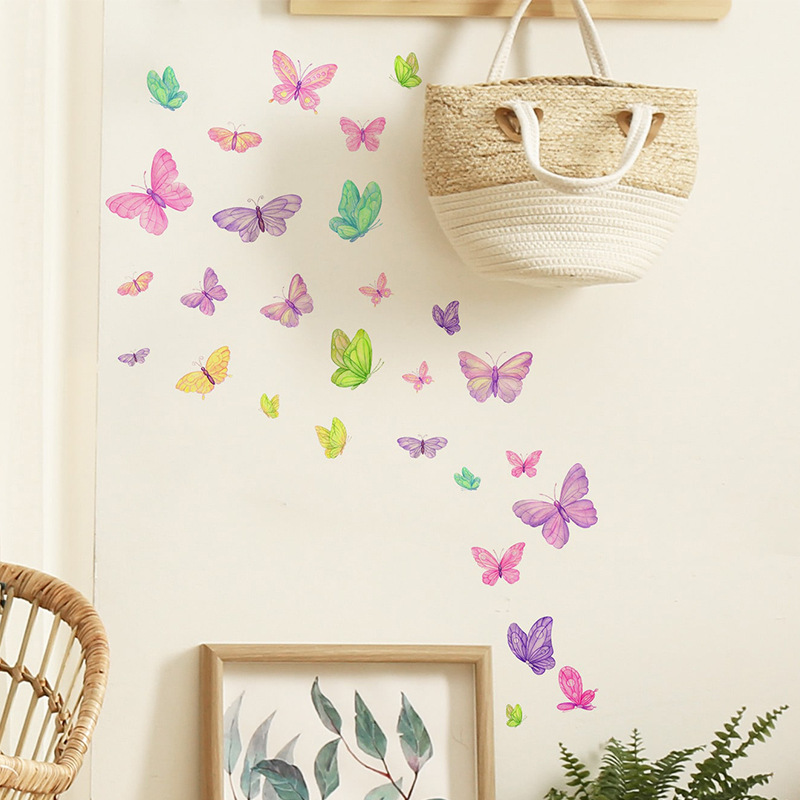 Romantic butterfly Wall Sticke - Pvc Panel Background incelemesi ve fiyatı