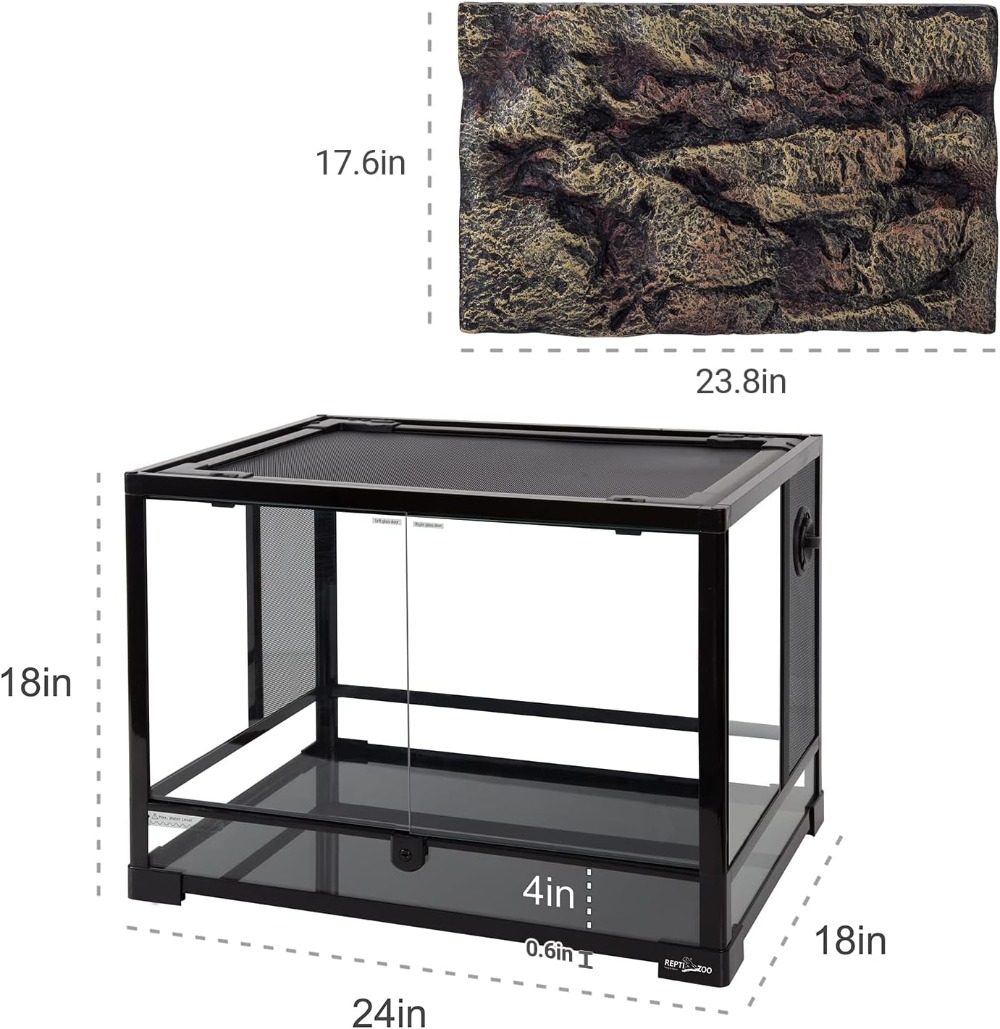 34 Gallon Reptile Glass Terrar - Glass Door Hinge incelemesi ve fiyatı