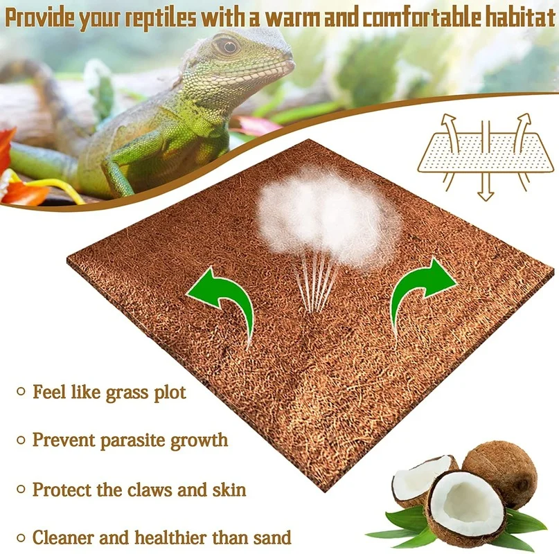 Reptile Carpet Natural Coconut - Substrate Coconut Fiber incelemesi ve fiyatı