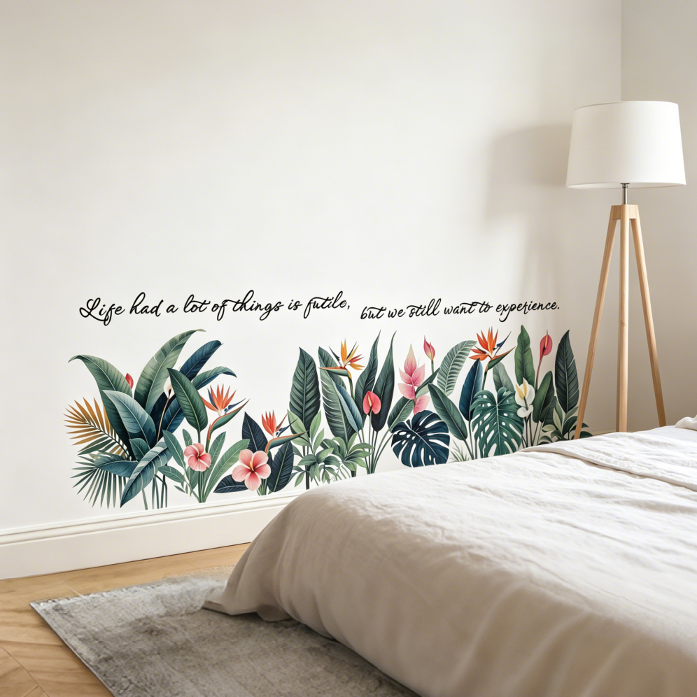 Tropical background wall stick - Pvc Panel Background incelemesi ve fiyatı
