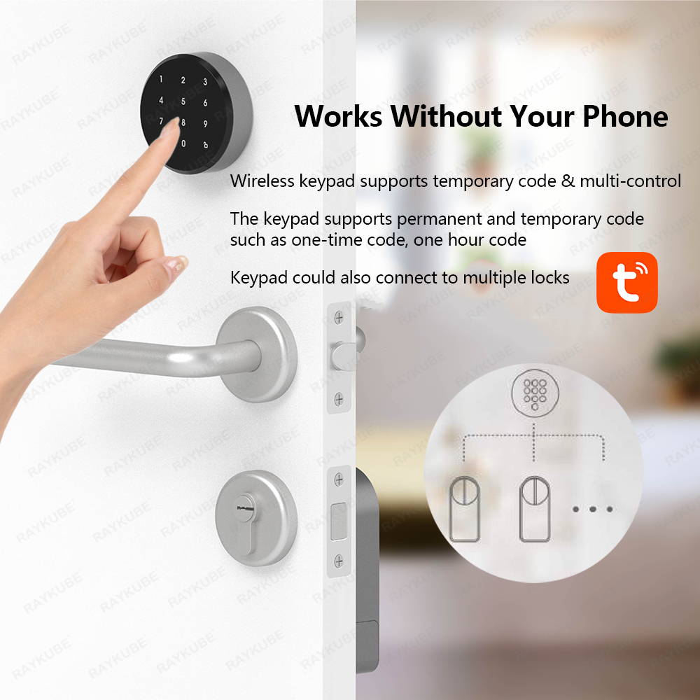 RAYKUBE A1 Pro Tuya BEL Smart  - Glass Door Hinge incelemesi ve fiyatı