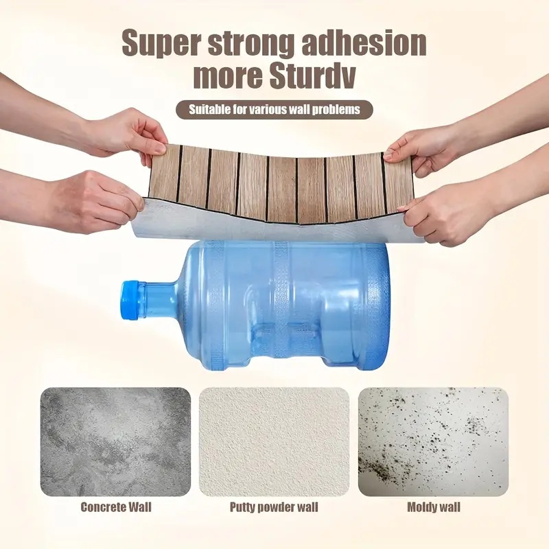 Self Adhesive Waterproof 3D Wa - Pvc Panel Background incelemesi ve fiyatı