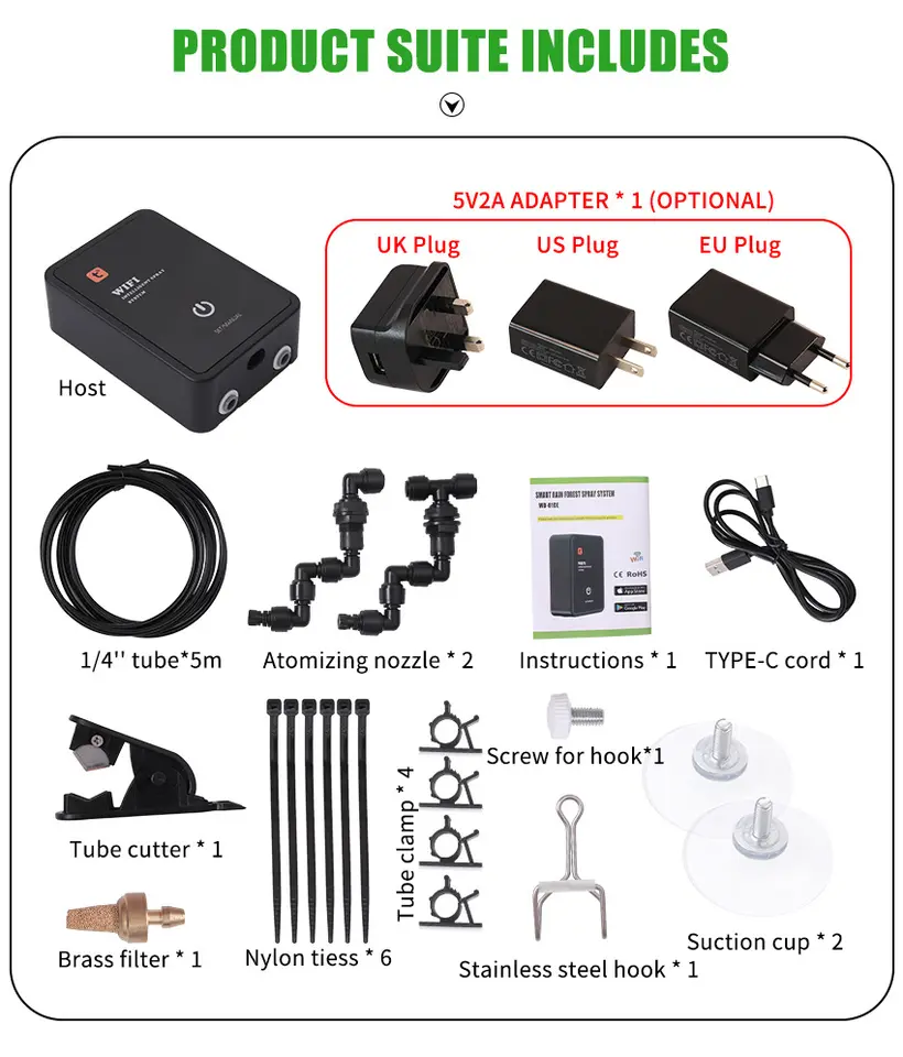 Smart WiFi Reptile Misting Sys - Misting Nozzle Reptile incelemesi ve fiyatı
