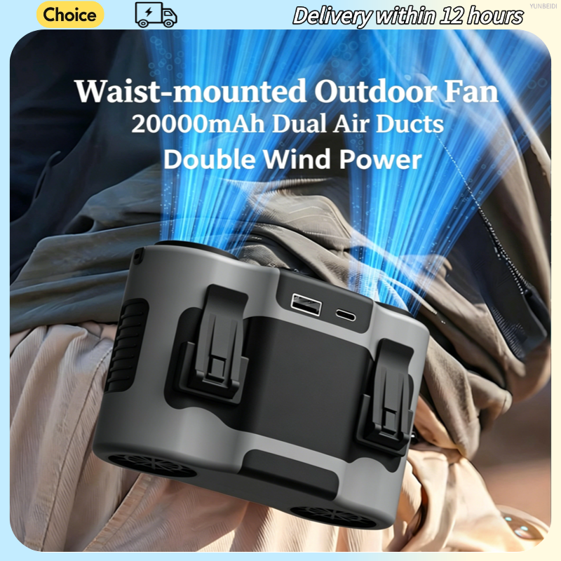 Portable Waist Clip Fan Mini U - Timer Dual Outlet incelemesi ve fiyatı