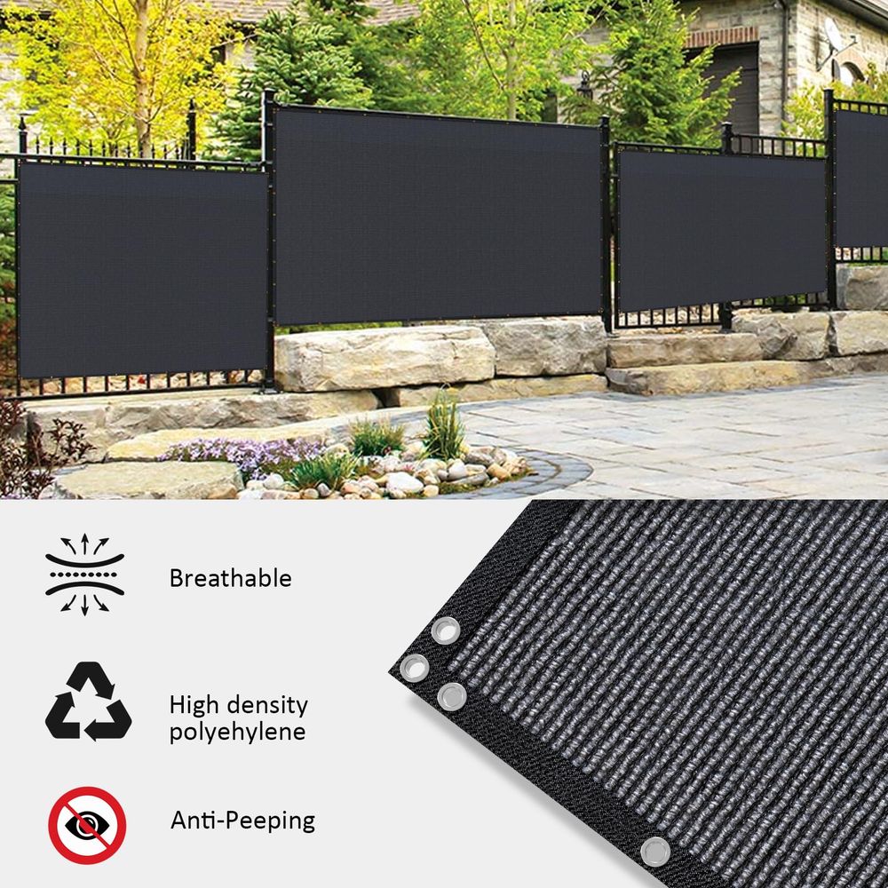 x 100ft Black Privacy Screen F - Screen Top Mesh incelemesi ve fiyatı