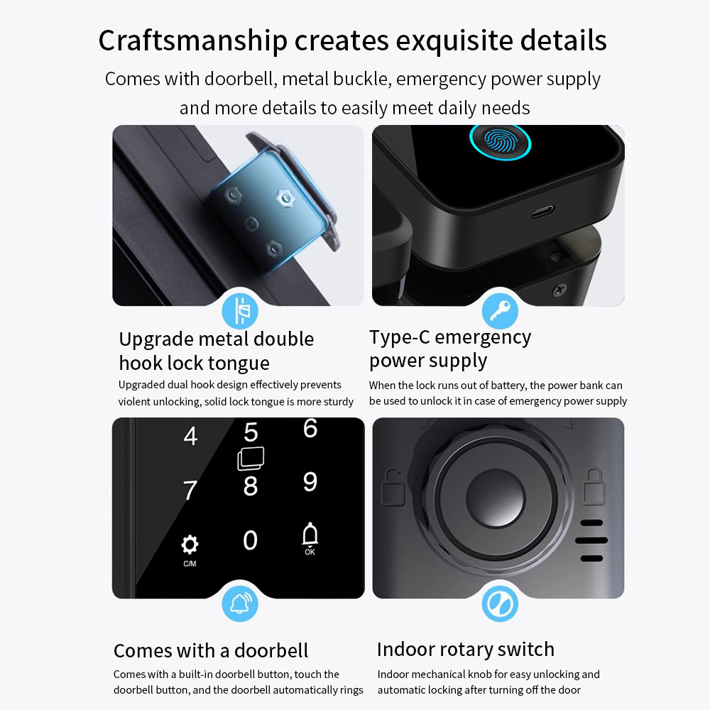Multifunctional Smart Glass Do - Glass Door Hinge incelemesi ve fiyatı