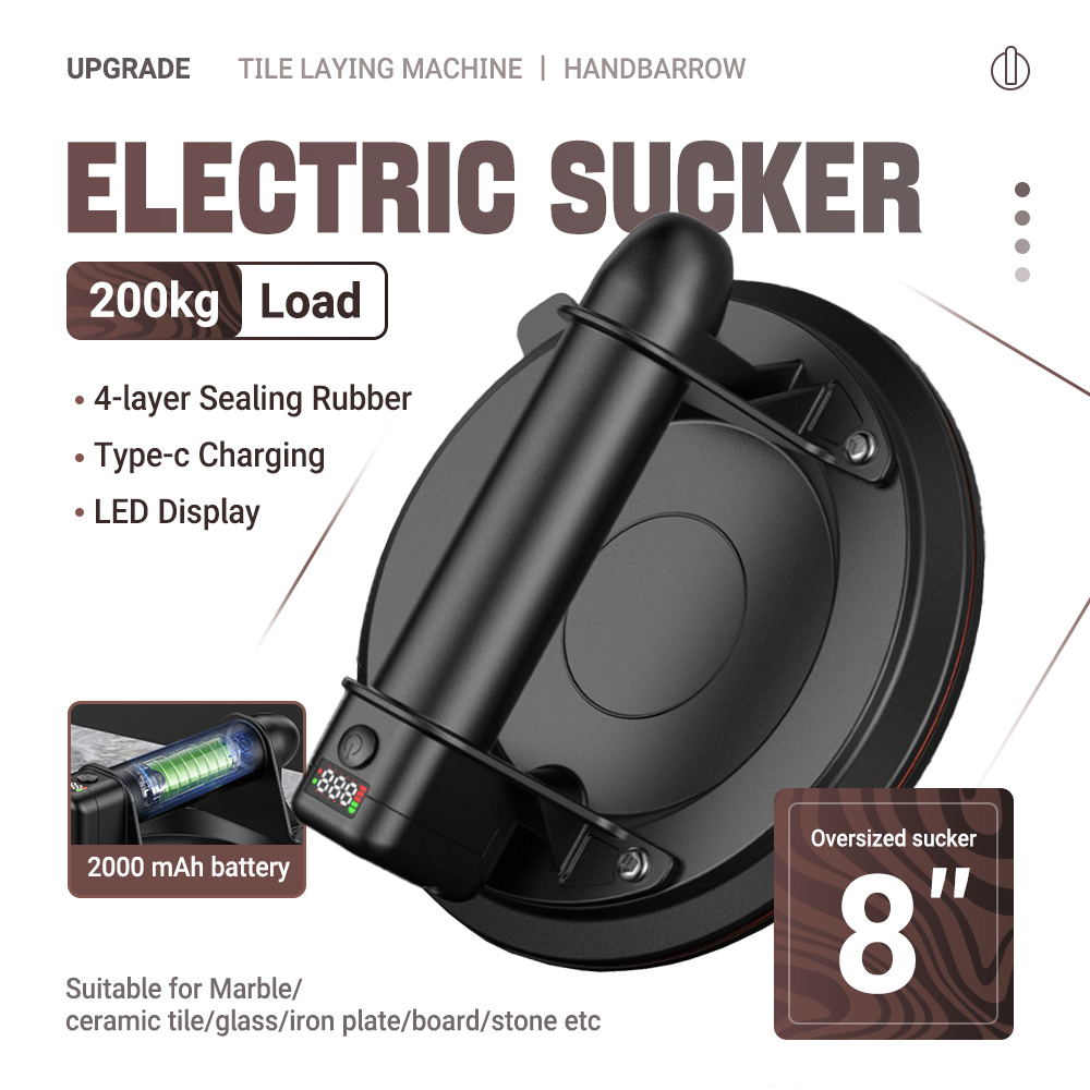 Electric Vacuum Suction Cup 8  - Ceramic Tile Floor incelemesi ve fiyatı