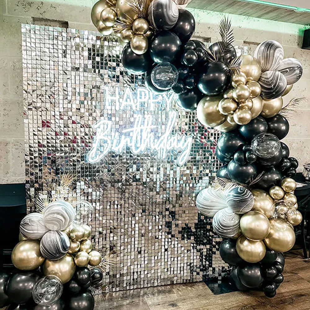 Silver Sequin Wall Backdrop Pa - Pvc Panel Background incelemesi ve fiyatı
